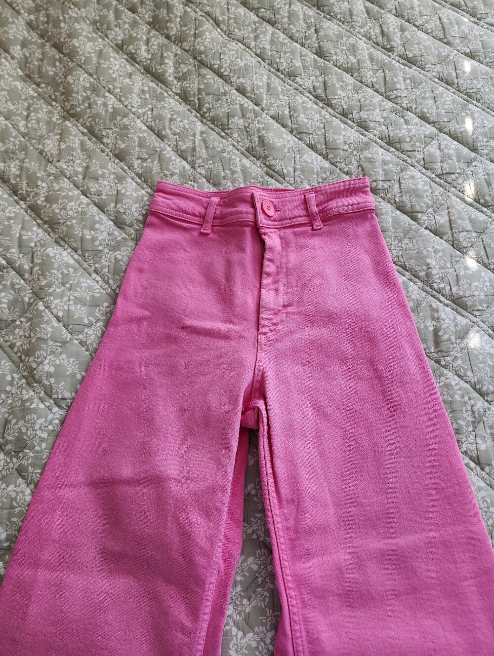 Zara Barbie Pink High-Rise Pink Women's Jeans